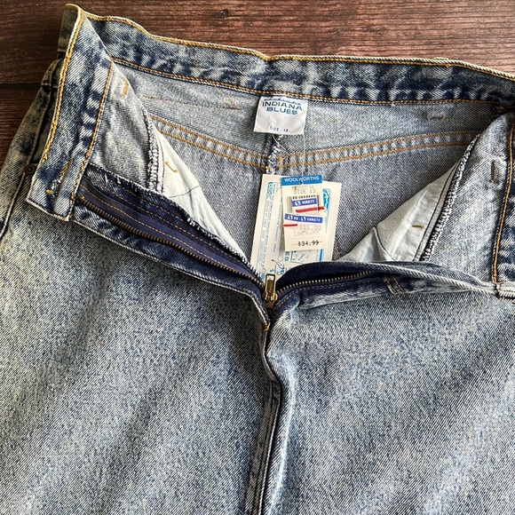 VINTAGE | Indiana Blues acid wash denim midi skirt - Picture 11 of 11